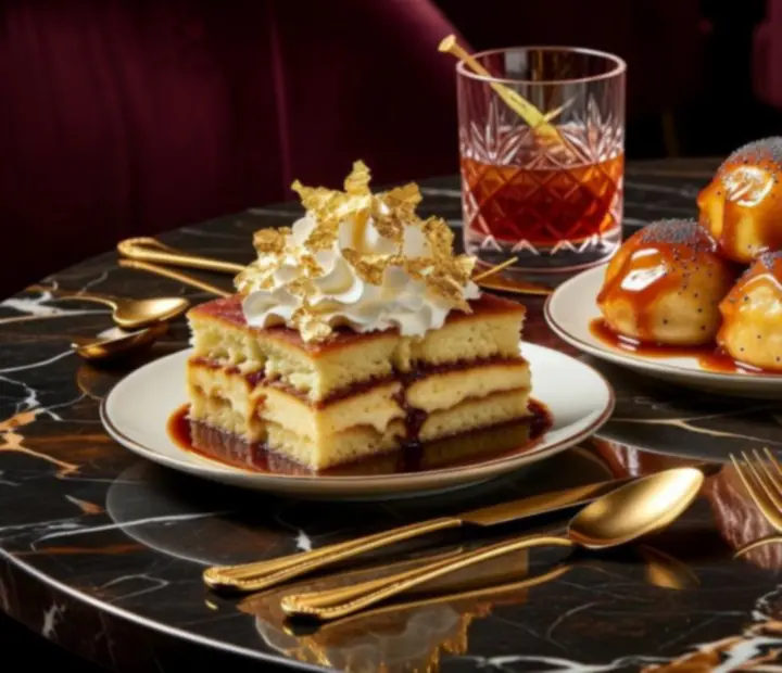Fine dining somlói galuska, mákos guba és modern desszertválogatás